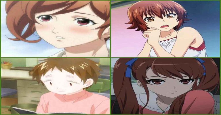 Brown Hair Anime Girl
