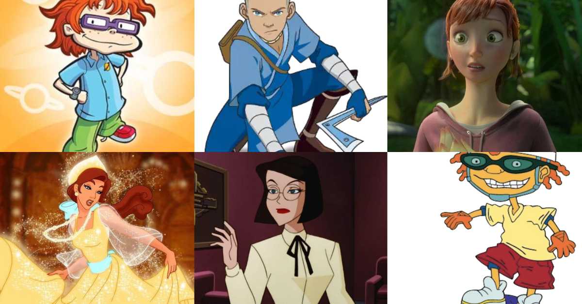 Cartoon Characters with Short Hair