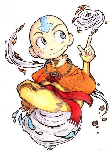 Aang from Avatar: The Last Airbender Anime