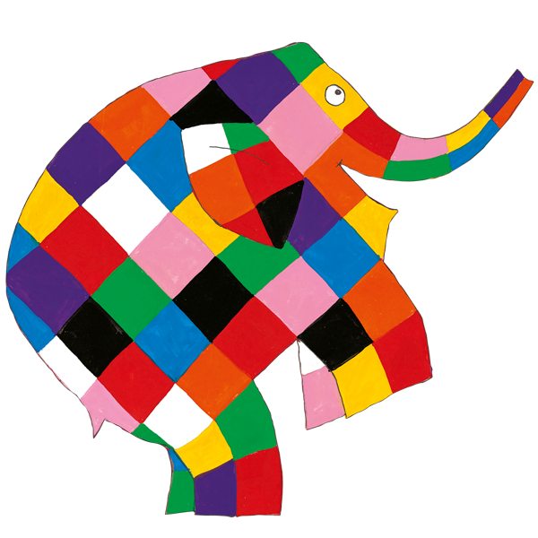 Elmer - Elmer the Patchwork Elephant Cartoon