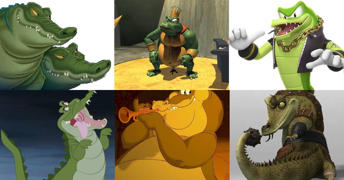 Crocodile Cartoon Characters