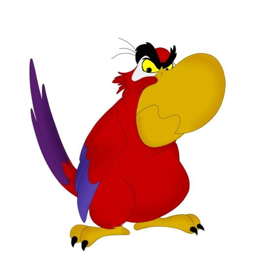 Iago From Aladdin Is a Pet Cartoon Bird