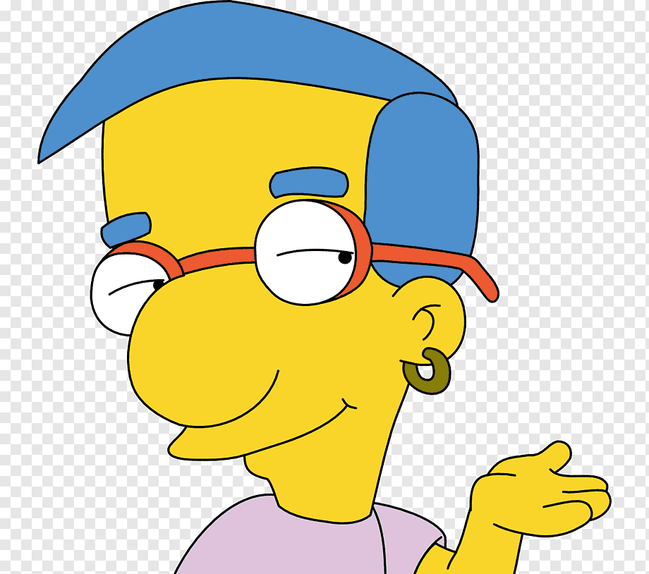 Milhouse - Male Cartoon Characters With Glasses