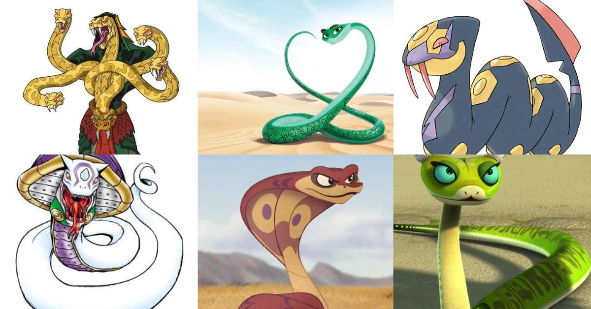 Snake Cartoon Characters
