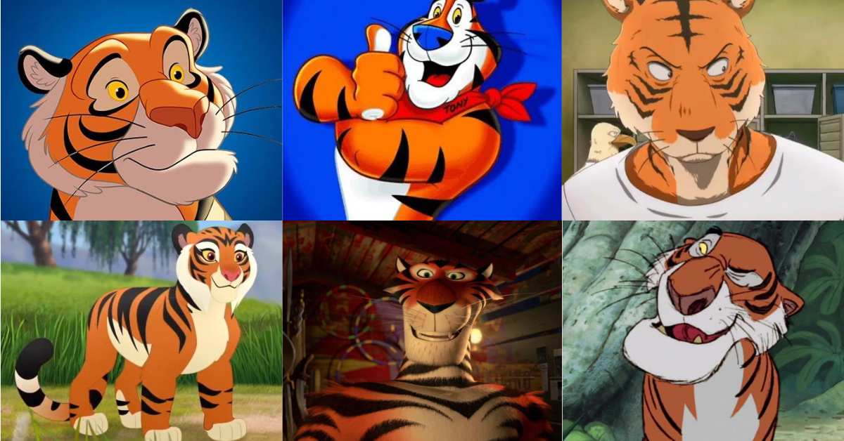 Tiger Cartoon Characters