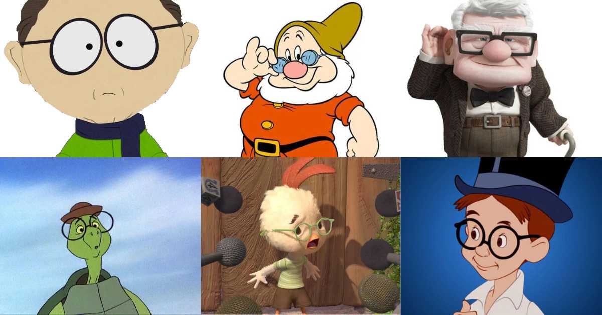 Cartoon Characters With Glasses