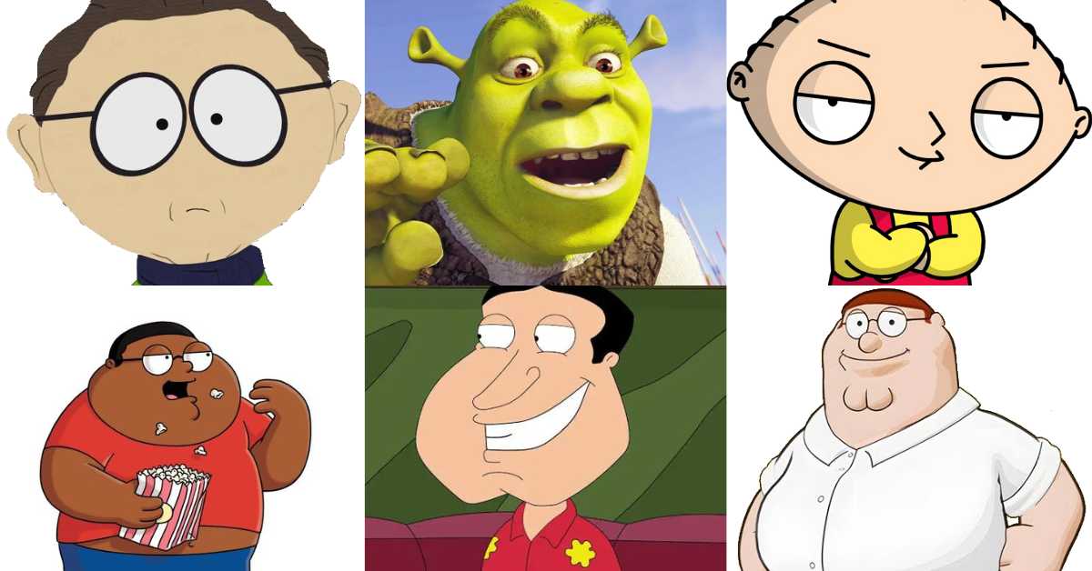 Cartoon Characters with Big Heads