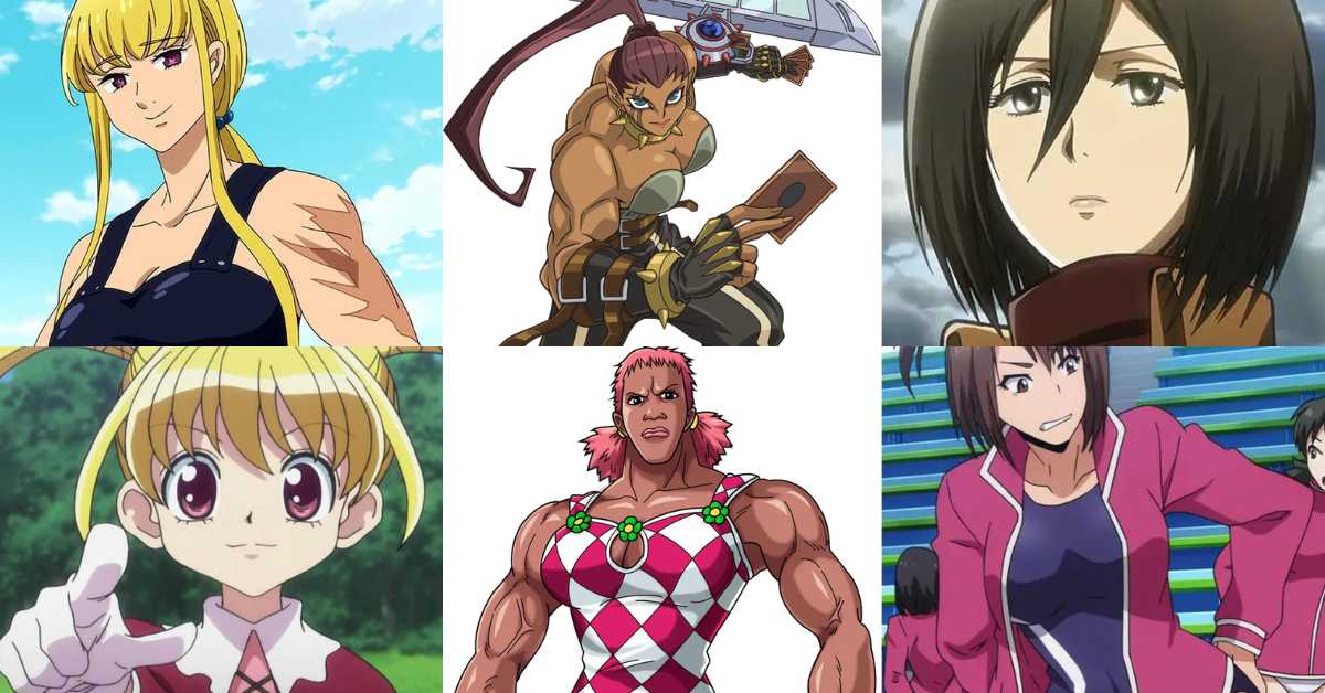 Muscular Anime Women