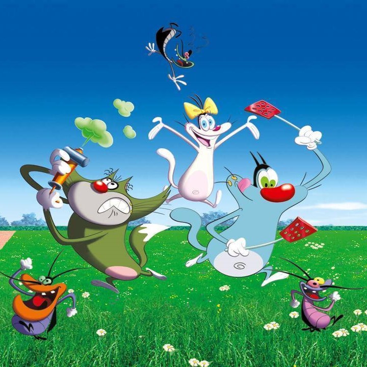 Oggy and the Cockroaches (dubbed in Hindi for Indian viewers)