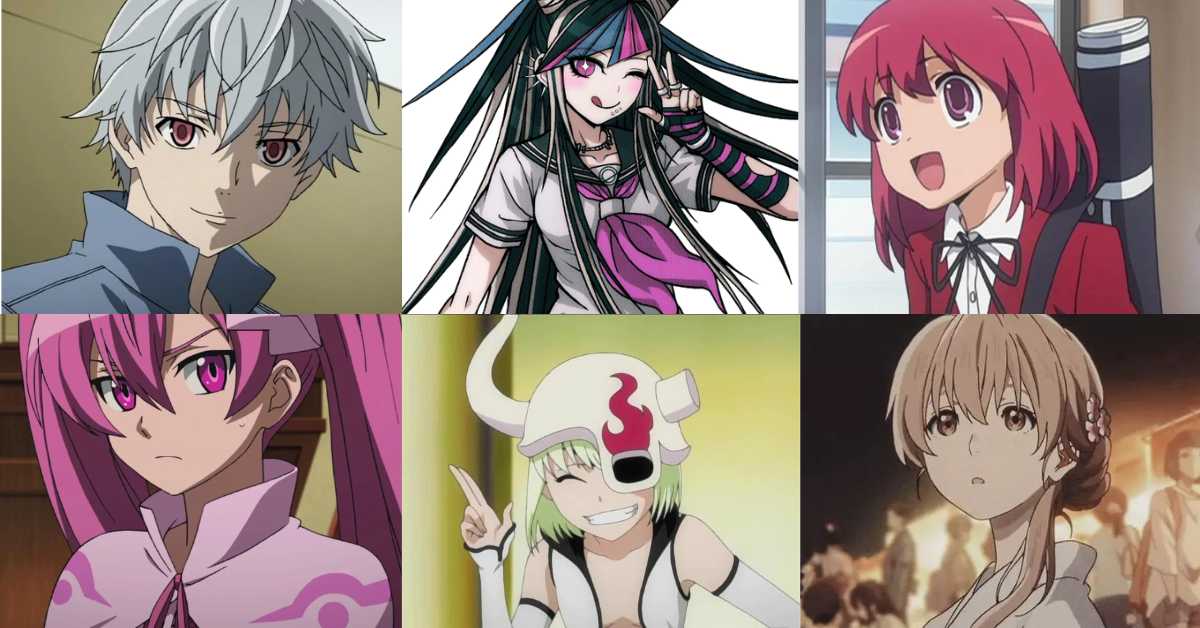 Pink Eye Anime Characters